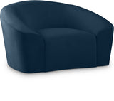 Riley Velvet Contemporary Chair - Elegant Design for Modern Living Spaces with Cloud-Like Comfort