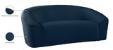 Riley Contemporary Loveseat in Soft Velvet - Modern Design for Stylish Living Rooms & Comfort