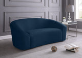 Riley Contemporary Loveseat in Soft Velvet - Modern Design for Stylish Living Rooms & Comfort