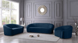 Riley Contemporary Loveseat in Soft Velvet - Modern Design for Stylish Living Rooms & Comfort