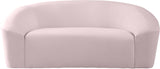 Riley Contemporary Loveseat in Soft Velvet - Modern Design for Stylish Living Rooms & Comfort