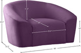 Riley Velvet Contemporary Chair - Elegant Design for Modern Living Spaces with Cloud-Like Comfort