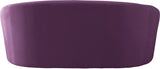 Riley Contemporary Loveseat in Soft Velvet - Modern Design for Stylish Living Rooms & Comfort