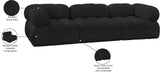 Ames Boucle Fabric Modular Sofa - Elevate Your Living Space with Modern Sophistication and Style