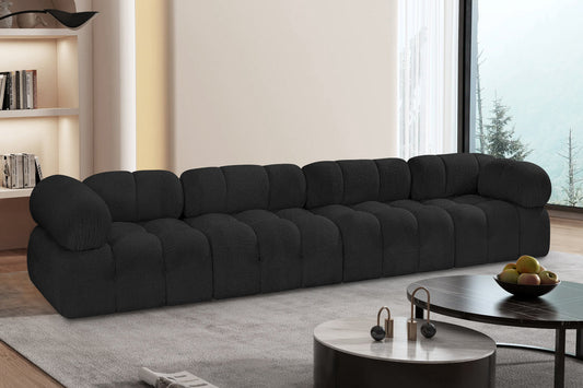 Ames Boucle Fabric Modular Sofa - Elevate Your Living Room with Modern Sophistication and Style