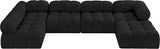 Ames Boucle Fabric Sectional - Modern Modular Elegance for Stylish Living Room Transformations
