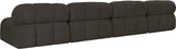 Ames Boucle Fabric Modular Sofa – Modern Sophistication for Your Living Space, Stylish and Versatile