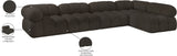 Ames Boucle Fabric Sectional - Modern Modular Design for Stylish Living Spaces and Endless Configurations