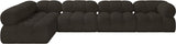 Ames Boucle Fabric Sectional - Modern Modular Design for Stylish Living Spaces and Endless Configurations