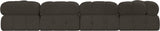 Ames Boucle Fabric Sectional - Modern Modular Design for Stylish Living Spaces and Endless Configurations