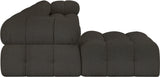 Ames Boucle Fabric Sectional - Modern Modular Design for Stylish Living Spaces and Endless Configurations