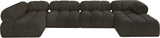 Ames Boucle Fabric Sectional - Modern Modular Elegance for Stylish Living Room Transformations