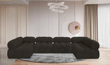 Ames Modern Boucle Fabric Sectional - Elevate Your Living Space with Stylish Modular Design Options