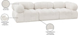 Ames Boucle Fabric Modular Sofa - Elevate Your Living Space with Modern Sophistication and Style