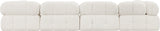 Ames Boucle Fabric Sectional - Modern Modular Design for Stylish Living Spaces and Endless Configurations
