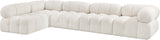 Ames Boucle Fabric Sectional - Modern Modular Design for Stylish Living Spaces and Endless Configurations