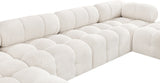 Ames Boucle Fabric Sectional - Modern Modular Elegance for Stylish Living Room Transformations