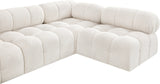 Ames Boucle Fabric Sectional - Modern Modular Elegance for Stylish Living Room Transformations