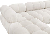Ames Boucle Fabric Sectional - Modern Modular Elegance for Stylish Living Room Transformations
