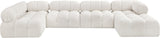 Ames Boucle Fabric Sectional - Modern Modular Elegance for Stylish Living Room Transformations