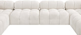 Ames Boucle Fabric Sectional - Modern Modular Elegance for Stylish Living Room Transformations