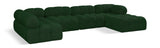 Ames Boucle Fabric Sectional - Modern Modular Elegance for Stylish Living Room Transformations