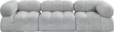 Ames Boucle Fabric Modular Sofa - Elevate Your Living Space with Modern Sophistication and Style