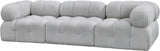 Ames Boucle Fabric Modular Sofa - Elevate Your Living Space with Modern Sophistication and Style