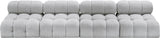 Ames Boucle Fabric Modular Sofa – Modern Sophistication for Your Living Space, Stylish and Versatile