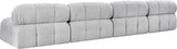 Ames Boucle Fabric Modular Sofa – Modern Sophistication for Your Living Space, Stylish and Versatile