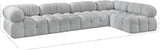 Ames Boucle Fabric Sectional - Modern Modular Design for Stylish Living Spaces and Endless Configurations