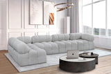 Ames Boucle Fabric Sectional - Modern Modular Design for Stylish Living Spaces and Endless Configurations