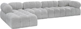 Ames Boucle Fabric Sectional - Modern Modular Design for Stylish Living Spaces and Endless Configurations