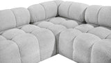 Ames Modern Boucle Fabric Sectional - Elevate Your Living Space with Stylish Modular Design Options