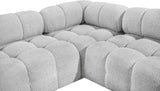 Ames Modular Sectional Sofa - Elevate Your Living Space with Elegant Boucle Fabric Design and Style