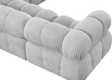 Ames Boucle Fabric Modular Sectional - Elevate Your Living Space with Stylish Modern Sophistication
