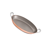 Mauviel M'Heritage M'150 S Copper Oval Pan With Cast Stainless Steel Handles