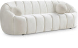 Elijah Modern Velvet Sofa with Deep Channel Tufting - Luxurious Comfort for Contemporary Spaces