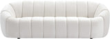 Elijah Modern Velvet Sofa with Deep Channel Tufting - Luxurious Comfort for Contemporary Spaces
