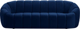 Elijah Modern Velvet Sofa with Deep Channel Tufting - Luxurious Comfort for Contemporary Spaces