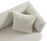 Marcel Contemporary Loveseat with Curved Back, Plush Comfort, and Stylish Modern Design for Living Rooms