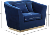 Arabella Velvet Chair - Glamorous Comfort with Gold Stainless Steel Base and Curved Design for Modern Spaces