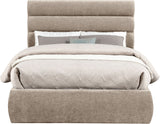 Adam - Chenille Fabric Bed With 52" Headboard
