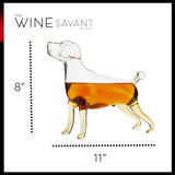 Dog Animal Wine & Whiskey Decanter - 500ml