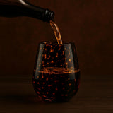Khen Tortoise Leopard Wine Glasses Stylish Animal Print Break Resistant Acrylic Drinkware for Entertaining - Set of 2