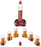 Decanter Set with Glasses, Decanter -17oz-, Shot Glasses -3oz