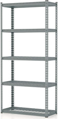 Tangkula 5-Tier Garage Storage Shelves, Heavy Duty Metal Storage Shelving Unit, 35.5" L x 15.5" W x 72" H