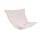 Indoor/Outdoor Puff Scroll Chair Syros Natural Cover Only