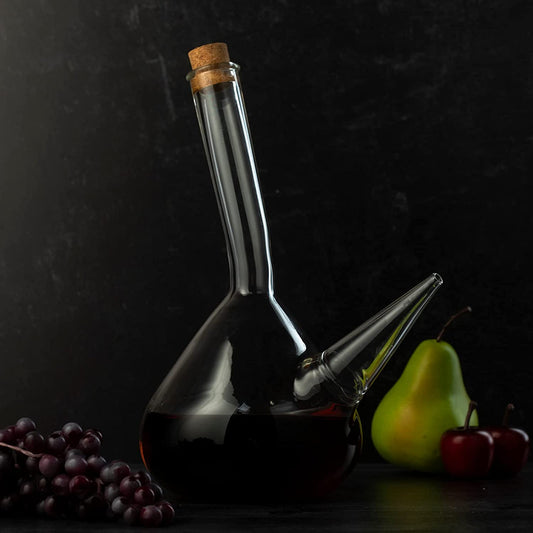 Porron Glass Decanter 34 oz Wine Pitcher (1000mL)