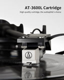 Angels Horn H002BT-OR Exceptional Quality Vintage Wooden Turntable  Bluetooth Vinyl Player